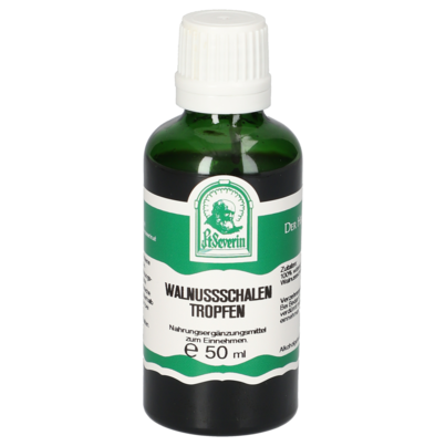 Sie sehen eine Packung WALNUSSSCHALEN TROPFEN 50ML, Produktbild: 01 WALNUSSSCHALEN TROPFEN 50ML, A-Nr.: 5902960 - 01