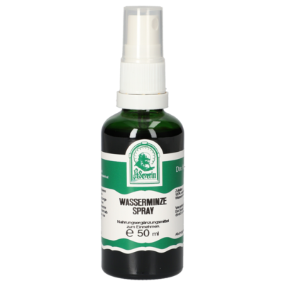 Sie sehen eine Packung WASSERMINZE SPRAY 50 ML, Produktbild: 01 WASSERMINZE SPRAY 50 ML, A-Nr.: 5935876 - 01