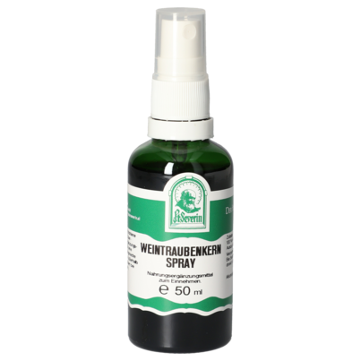 Sie sehen eine Packung WEINTRAUBENKERN SPRAY 50 ML, Produktbild: 01 WEINTRAUBENKERN SPRAY 50 ML, A-Nr.: 5832567 - 01