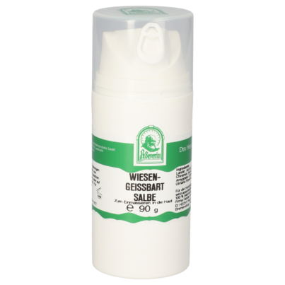 Sie sehen eine Packung WIESENGEISSBART SALBE 90 G, Produktbild: 01 WIESENGEISSBART SALBE 90 G, A-Nr.: 5719457 - 01