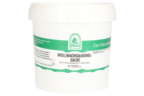 Sie sehen eine Packung WOLLWACHSALKOHOLSALBE 1000 G, Produktbild: 01 WOLLWACHSALKOHOLSALBE 1000 G, A-Nr.: 5802856 - 01