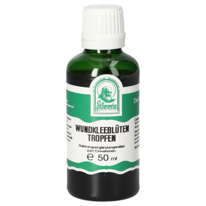 Sie sehen eine Packung WUNDKLEEBLUETEN TROPFEN 50 ML, Produktbild: 01 WUNDKLEEBLUETEN TROPFEN 50 ML, A-Nr.: 5853635 - 01