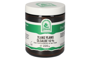 Sie sehen eine Packung YLANG YLANG OELSALBE 10% 220 G, Produktbild: 01 YLANG YLANG OELSALBE 10% 220 G, A-Nr.: 5748772 - 01