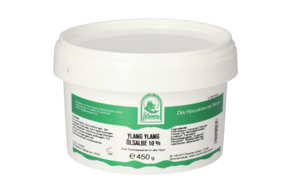 Sie sehen eine Packung YLANG YLANG OELSALBE 10% 450 G, Produktbild: 01 YLANG YLANG OELSALBE 10% 450 G, A-Nr.: 5748789 - 01