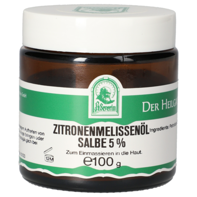 Sie sehen eine Packung ZITRONENMELISSENOEL SALBE 5% 100 G, Produktbild: 01 ZITRONENMELISSENOEL SALBE 5% 100 G, A-Nr.: 5802974 - 01