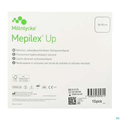Schaumverband Mepilex/silikon Up 10x10cm 10st, A-Nr.: 5900122 - 03