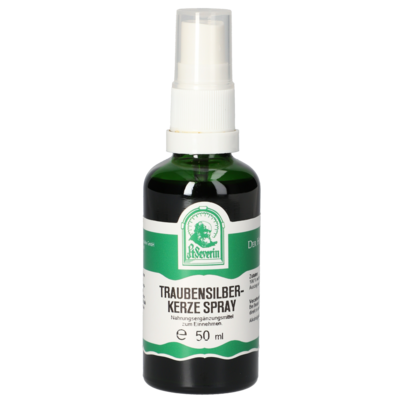 Sie sehen eine Packung TRAUBENSILBERKERZE SPRAY 50ML, Produktbild: 01 TRAUBENSILBERKERZE SPRAY 50ML, A-Nr.: 5773764 - 01