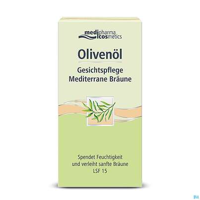 Sie sehen eine Packung Oliven Oel Dr.theiss Gesichtspflege Mediterrane Braeune 50ml, Produktbild: 03 Oliven Oel Dr.theiss Gesichtspflege Mediterrane Braeune 50ml, A-Nr.: 3748615 - 03
