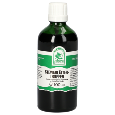 Sie sehen eine Packung STEVIABLÄTTER TROPFEN 100 ML, Produktbild: 01 STEVIABLÄTTER TROPFEN 100 ML, A-Nr.: 5471661 - 01