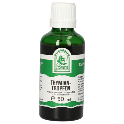 Sie sehen eine Packung THYMIAN TROPFEN 50ML, Produktbild: 01 THYMIAN TROPFEN 50ML, A-Nr.: 4394875 - 01