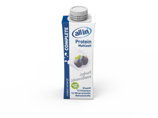 all in® COMPLETE Joghurt Johannisbeere (14 x 250 ml), A-Nr.: 4907286 - 01