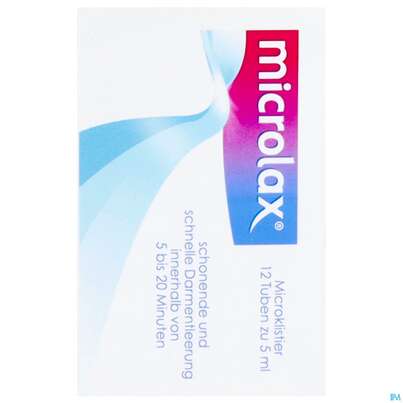 Sie sehen eine Packung Microlax-microklistier Tube 5ml 12st, Produktbild: 07 Microlax-microklistier Tube 5ml 12st, A-Nr.: 3907568 - 07