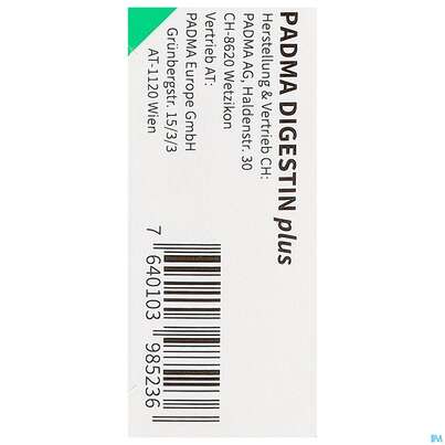 Padma Kapseln Digestin Plus Verdauung 60st, A-Nr.: 5671704 - 07