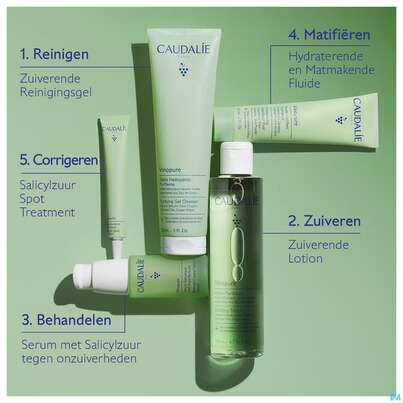 Sie sehen eine Packung Caudalie Vinopure Reinigungsgel 385ml, Produktbild: 03 Caudalie Vinopure Reinigungsgel 385ml, A-Nr.: 5727511 - 03