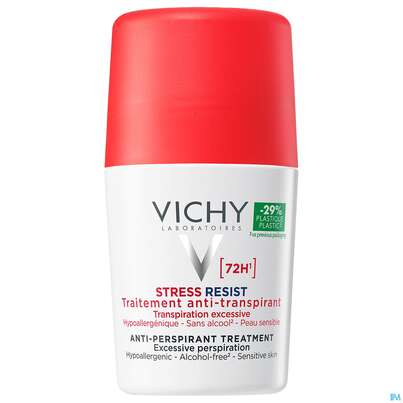 Sie sehen eine Packung Vichy Deodorant Stress Resist 72h 50ml, Produktbild: 02 Vichy Deodorant Stress Resist 72h 50ml, A-Nr.: 4406006 - 02