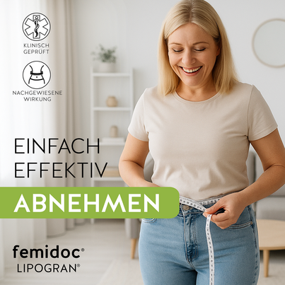 Sie sehen eine Packung femidoc® LIPOGRAN®, Produktbild: 02 femidoc® LIPOGRAN®, A-Nr.: 5858207 - 02
