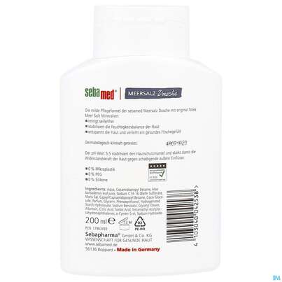 Sebamed/sebapharma Meersalz Dusche 200ml, A-Nr.: 5771498 - 02