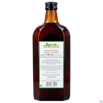 Artischocken Elixier +papaya 500ml, A-Nr.: 0942736 - 03