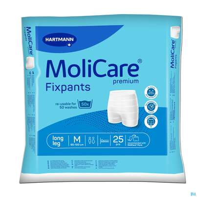 Inkontinenz Molicare Fixpants/premium Long Leg M Blau 25st, A-Nr.: 3208899 - 02