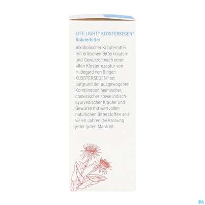 Sie sehen eine Packung Life Light Klosterseg.kräuterkon 50ml, Produktbild: 08 Life Light Klosterseg.kräuterkon 50ml, A-Nr.: 5884736 - 08