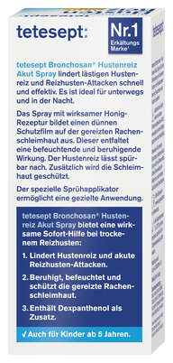 tetesept Bronchosan Hustenreiz Spray 20ml, A-Nr.: 6007138 - 04
