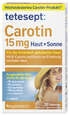Sie sehen eine Packung tetesept Carotin 15mg Haut & Sonne Fta 30 Stk., Produktbild: 02 tetesept Carotin 15mg Haut & Sonne Fta 30 Stk., A-Nr.: 5179245 - 02