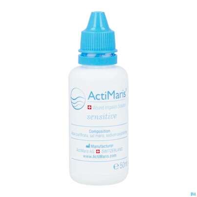 Sie sehen eine Packung Actimaris Wund-spuellösung Sensitiv 50ml, Produktbild: 11 Actimaris Wund-spuellösung Sensitiv 50ml, A-Nr.: 5875832 - 11