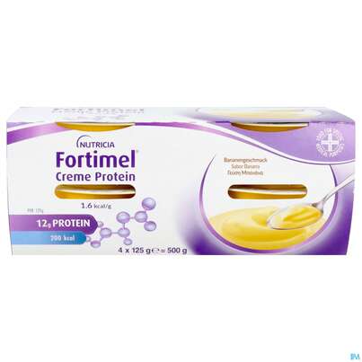 Fortimel/creme Protein 125g Banane 4st, A-Nr.: 5894723 - 01