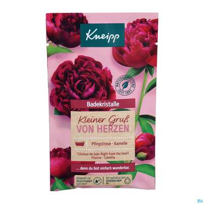Sie sehen eine Packung Kneipp Badekristalle Kleiner Gruss Von Herzen 60g, Produktbild: 01 Kneipp Badekristalle Kleiner Gruss Von Herzen 60g, A-Nr.: 5308719 - 01