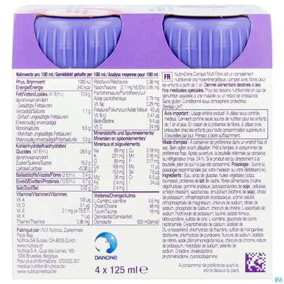 Nutrini/drink Flasche Comp Multifibre 125ml Erdbeere 4st, A-Nr.: 5857627 - 05