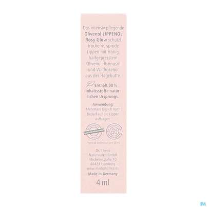 Oliven Oel Lippenoel Rosy Glow Medipharma Cosmetics 4ml, A-Nr.: 5879936 - 04