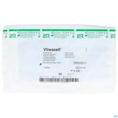 Vliwazell Saugkompresse Steril 20x 25cm 1st, A-Nr.: 3707585 - 02