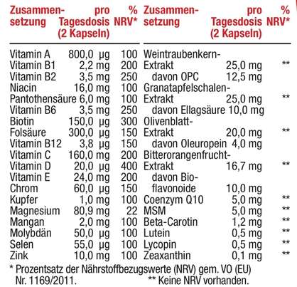 Sie sehen eine Packung Magdaktiv MULTI PLUS Kapseln, 60Stk., Produktbild: 02 Magdaktiv MULTI PLUS Kapseln, 60Stk., A-Nr.: 8058200 - 02