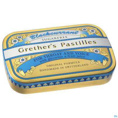 Grether's Pastilles Blackcurrant Zuckerfrei 60g, A-Nr.: 2836257 - 02