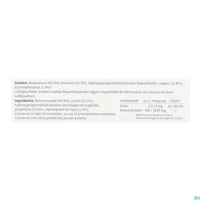 Sie sehen eine Packung Padma Kapseln Cogniben Konzentration 60st, Produktbild: 06 Padma Kapseln Cogniben Konzentration 60st, A-Nr.: 5664466 - 06