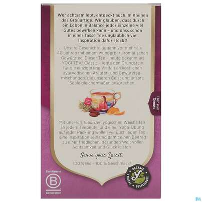 Yogi Tea Bio Seelenbalsam 17st, A-Nr.: 5750119 - 09