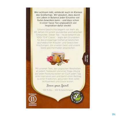 Yogi Tea Bio Schoko 37,4g 17st, A-Nr.: 5749783 - 04