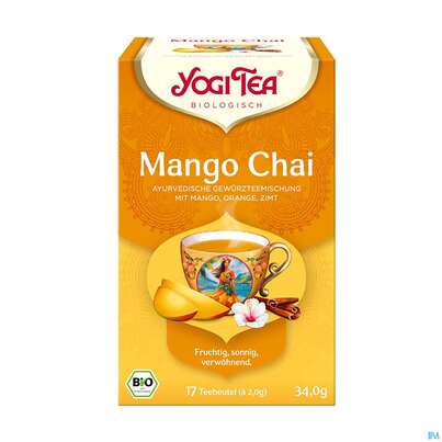 Yogi Tea Bio Mango Chai 34,0g 17st, A-Nr.: 5961342 - 01