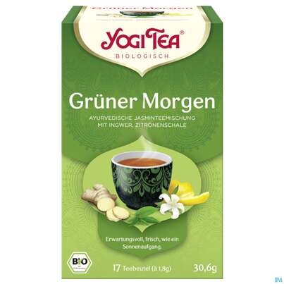 Yogi Tea Bio Gruener Morgen 17st, A-Nr.: 5750160 - 02