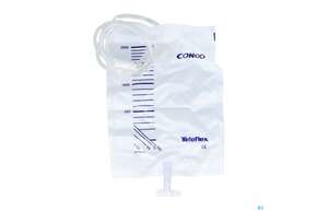 Urinbeutel Ruesch/bett 2000ml +schlauch/unsteril T-tap Ablasshahn 130cmnr 85 1st, A-Nr.: 3471591 - 01