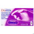 Sie sehen eine Packung Untersuchungshandschuhe -dumax/nitril Puderfrei M 100st, Produktbild: 01 Untersuchungshandschuhe -dumax/nitril Puderfrei M 100st, A-Nr.: 5819265 - 01