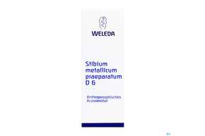 Stibium/met.praep. -weleda Trituration D 6 20g, A-Nr.: 0896226 - 01