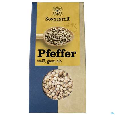 Sonnentor Bio Pfeffer Weiss Ganz 00342 35g, A-Nr.: 3740401 - 02