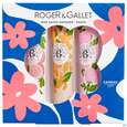 Sie sehen eine Packung Roger & Gallet Hand/creme Trio Relaxing Fleur De Fig +neroli +rose 1pk, Produktbild: 01 Roger & Gallet Hand/creme Trio Relaxing Fleur De Fig +neroli +rose 1pk, A-Nr.: 5954017 - 01
