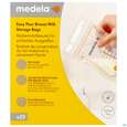 Sie sehen eine Packung Medela Muttermilchbeutel Easypour 25st, Produktbild: 01 Medela Muttermilchbeutel Easypour 25st, A-Nr.: 5909867 - 01