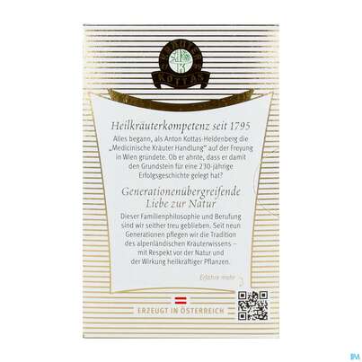 Sie sehen eine Packung Dr.Kottas Tee Jubilaeumstee 20st, Produktbild: 06 Dr.Kottas Tee Jubilaeumstee 20st, A-Nr.: 5940280 - 06