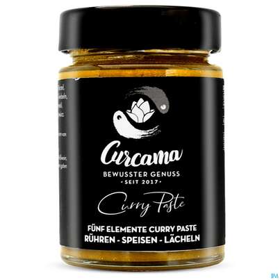 Sie sehen eine Packung Curcama Bio Curry Paste 5elemente 170g, Produktbild: 02 Curcama Bio Curry Paste 5elemente 170g, A-Nr.: 5769337 - 02