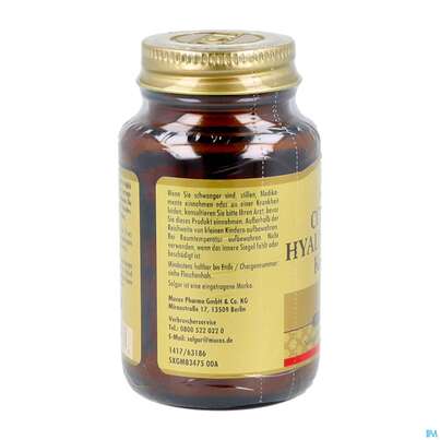 Sie sehen eine Packung Collagen Hyaluronsaeure Tabl Complex Solgar 12559 30st, Produktbild: 05 Collagen Hyaluronsaeure Tabl Complex Solgar 12559 30st, A-Nr.: 5790372 - 05