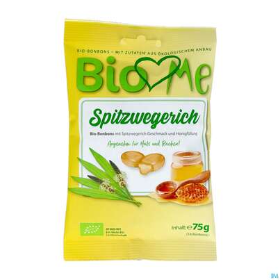 Bio Loves Me Bonbons Spitzwegerich +honig 75g, A-Nr.: 5817579 - 01