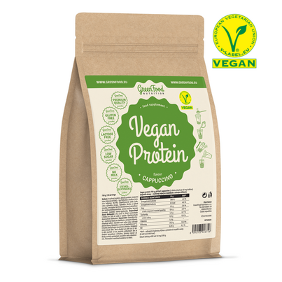 GreenFood Nutrition Vegan Protein 750g Cappuccino, A-Nr.: 5833928 - 01